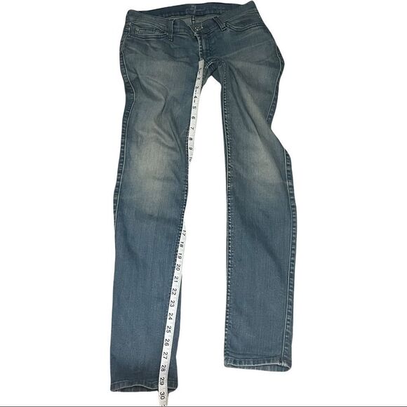 7 For All Mankind The Slim Cigarette Jeans Sz 26 - Picture 9 of 13